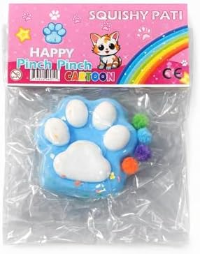 Squishy Pati Pençe Şekilli Stres Oyuncağı, Farklı Renkler Çocuklar için Sukuşi 1 Adet