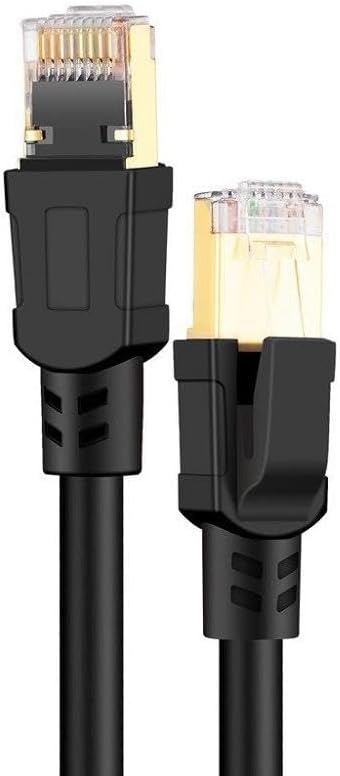 Alternative view of Tkz 1352 Cat8 0.5 Metre 40Gbps S/Ftp 2000MHz Yüksek Hızlı 26 AWG kablo, S/Ftp Esnek Korumalı Bükümlü Çift 25/40 Gb/sn RJ45 8P8C Altın Kaplama Cat8 İnternet Kablosu (0.5 METRE CAT8 1352)