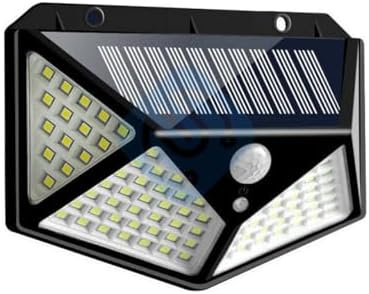 Geniş Açılı Solar 100 LED 3 Modlu Harekete Duyarlı Güneş Enerjili LED Suya Dayanıklı Solar Bahçe LED Aydınlatma Işık Hareket Sensörlü Işık Yüksek Işık Aydınlatma