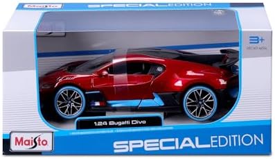 Alternative view of Maisto Bugatti Divo: Model araba, 1:24 ölçeğinde, hareketli kapılar, kırmızı (531526R)
