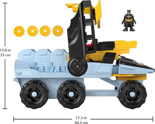 Alternative view of Imaginext DC Super ™ Dönüşebilen Bat-Tank™ Imaginext DC Super  Dönüşebilen Bat-Tank ve Batman figürü, ışık ve ses efektleri HVY04