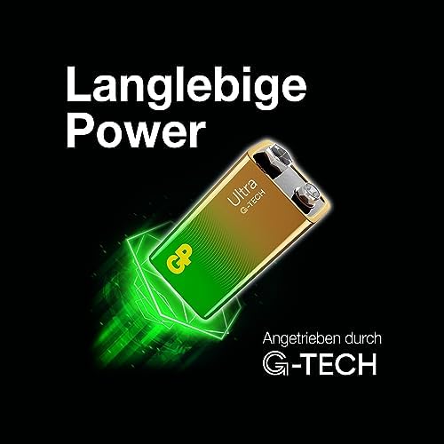 Alternative view of GP Batteries G-TECH Ultra Alkalin 9V - 6LR61 Boy 9V Pil Tekli Kart