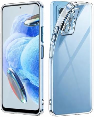 Alternative view of Xiaomi Redmi Note 12 Pro 5G ile Uyumlu Kılıf Şeffaf Silikon Kamera Korumalı 3D