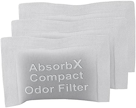 iTouchless 3'lü Paket AbsorbX, Kokuları Emer, Çöp Koku Giderici, Kompakt Filtreler, 4 Gal ve Daha Küçük Çöp Kovaları için - Görsel 3