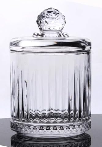 Lüx Büyük Cam Şekerlik & Cam Lokumluk, Kesme Cam Lüx Şekerlik 13cm*7.8cm - 06638 - Görsel 2