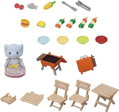 Alternative view of Sylvanian Families BBQ Piknik Seti, Fil Kız