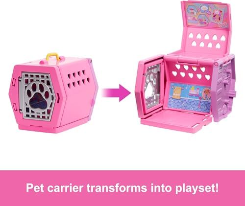 Chelsea™ Köpekçiğin Taşıma Çantası Oyun Seti Chelsea Köpekçiğin Taşıma Çantası oyun seti, küçük bebek, taşıma çantası ve köpek aksesuarları JDF89 - Görsel 3