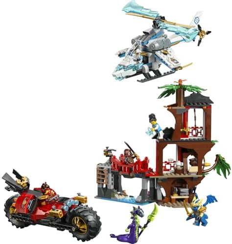 Alternative view of Ninja Aracı Ağaç Ev Savaşı 71857-7 Yaş ve Üzeri Çocuklar için Kai, Zane, Jay, Euphrasia ve Asit Canavarı Minifigürleri İçeren Yaratıcı Oyuncak Yapım Seti, Hediye Fikri (642 Parça)
