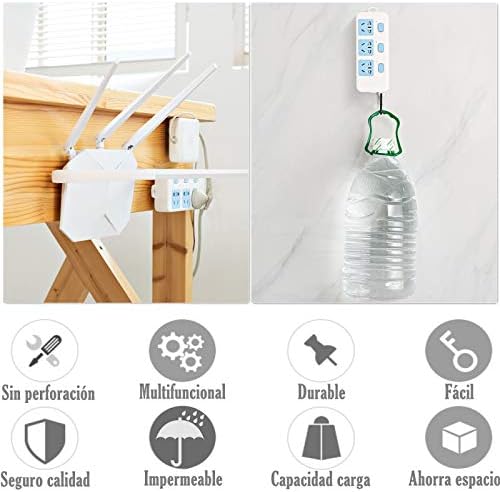 Alternative view of 30 Sets Sihirli Kanca çIft Taraflı çOk AmaçLı Kancalar Kendinden YapışKanlı şEffaf Su GeçIrmez Ve Yağ GeçIrmez. Mutfak Banyo Oturma Odası IçIn Delme Yok çıKarıLabilir Max 10kg