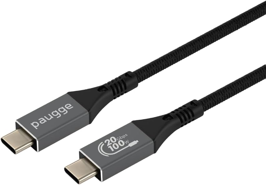 USB 3.2 Kablo - 20Gbps, USB C Görüntü, Ses, Data ve Şarj Kablosu - 4K 120Hz/60Hz, 2K 144Hz, 1080p 240Hz, HDR (3 Metre)