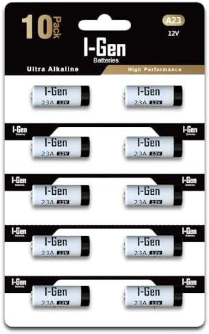 I-Gen 23A Pil 10'lu Paket 12V MN21 PİL (A23 / 23A / V23GA / LRV08 / 8LR932) - Görsel 3