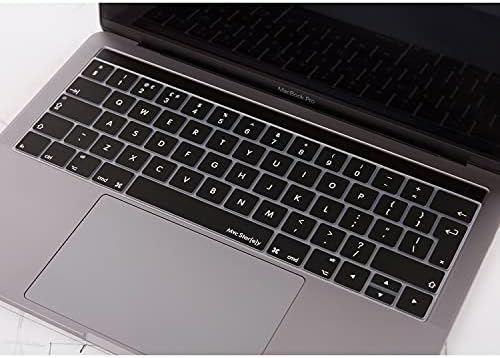 Alternative view of Avrupa İngilizce Klavye Koruyucu MacBook Pro 13 15 Touch Bar Uyumlu A1706 A1989 A2159 A1707 A1990 | UK ISO Ters L Enter | Silikon Keyboard Cover Siyah