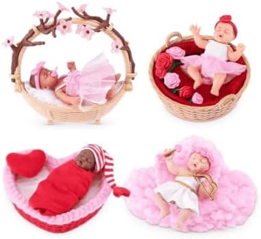 Mini Baby Tatlı Kalpler Sürpriz Paket MNB22000 Özel Kalp Kapsül İçinde Ultra Gerçekçi Mikro Bebek ve Tematik Oyun Aksesuarları - Görsel 3