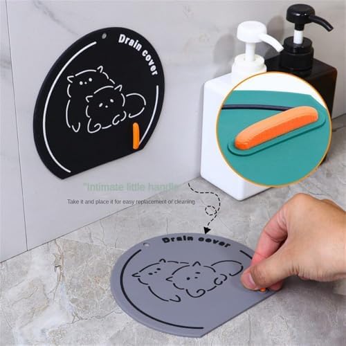 Banyo ve Mutfak Lavabo Koku Önleyici Gider Koruyucu Silikon Sızdırmaz Ped 1 ADET MAVİ