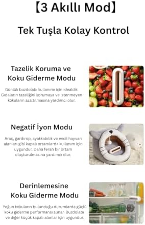 Alternative view of FreshGuard Buzdolabı Koku Giderici ve Tazelik Koruyucu – Şarj Edilebilir Kompakt Tasarım, Filtre Gerektirmez, Gıdaların Daha Uzun Süre Taze Kalmasına Yardımcı Olur