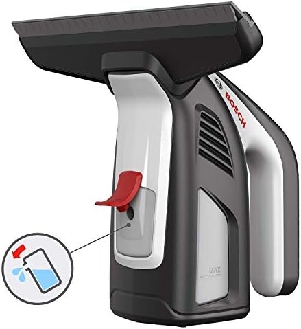 Akülü Pencere Temizleyici, Glassvac Cam Temizleyici, Premium Paket, Pencere, Ayna ve Duş Temizliği için, Çalışma Süresi Yaklaşık 35 Pencere, Karton Kutuda
