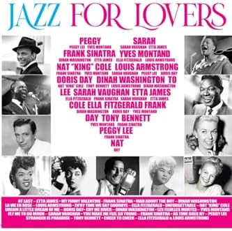 Jazz For Lovers Plak 1 LP Karışık Sanatçılar Etta James - Frank Sinatra - Dinah Washington - Louis Armstrong - Ella Fitzgerald ve DAHASI - Görsel 2