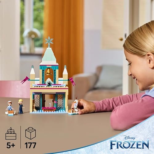 Alternative view of ǀ  Frozen Arendelle Karlar Ülkesi Şatosu 43265-5 Yaş ve Üzeri Çocuklar için Mini Elsa Bebek İçeren Oyuncak Yapım Seti, Doğum Günü Hediyesi (177 Parça)