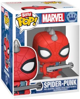 Funko Bitty POP Display: Marvel- Spider-Man Web, Oyuncak Figür