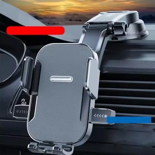 360° Dönebilen Araç Telefon Tutucu Hızlı Kilit Güçlü Tutuculuk LTP-01