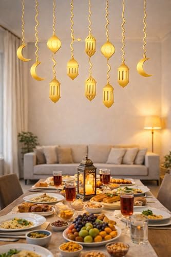 Alternative view of 10'lu Gold Ramazan Tavan Süsü, Ramazan Süsleri, Ramazan Tavan Süsü Ürünleri Ramazan Süsleri, Sahur İftar