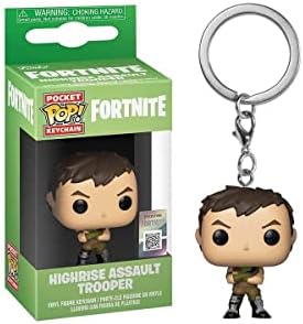 Funko 36950 Pop! Anahtarlık: FortniteHighrise Assault Trooper, Tek Büyüklüğü, Çok renkli"