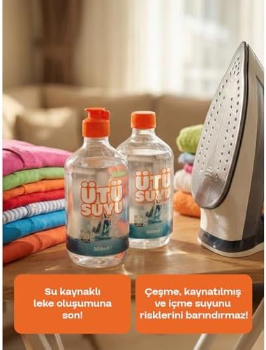 Alternative view of Distile Edilmiş Saf Ütü Suyu 6 Adet 500 ml | Zahmetsiz, Kolay ve Hızlı Ütüleme | %0 Kimyasal