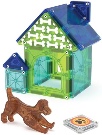 Alternative view of MAGNATILES Dog House 13 Parça
