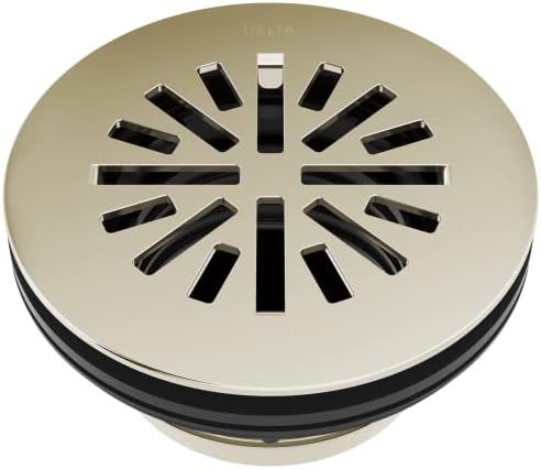 Alternative view of Delta Faucet 4 İnç Yuvarlak Duş Yer Sifonu Cilalı Nikel, Duş Tahliye Kiti, Krom Duş Drenajı, Krom Duş Drenajı, Parlak Nikel DT051411-PN