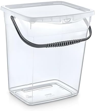 Q-Box 6 Litre Çok Amaçlı Şeffaf Saklama Kutusu – Kilitli Kapaklı, Saplı Deterjan ve Erzak Düzenleyici