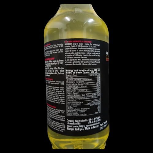 Zencefil Aromalı Şurup 700 ml