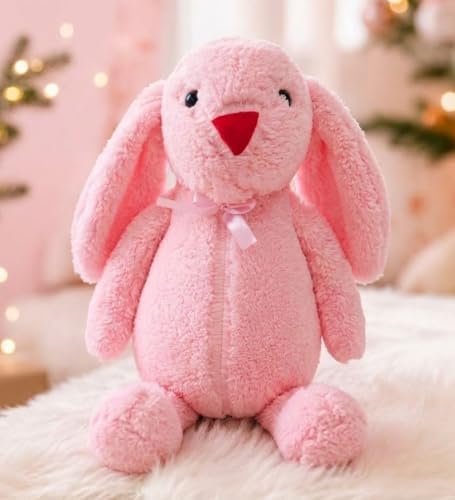 Alternative view of Uyku Arkadaşım PAPYONLU Uzun Kulak Bunny Peluş Tavşan 65 cm (Pembe)