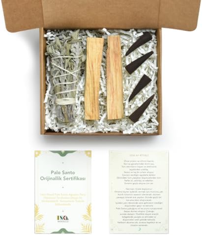 Inka Mountain Tütsü Seti, Palo Santo Konik Tütsü, Adaçayı Tütüsü, Palo Santo, - Görsel 3