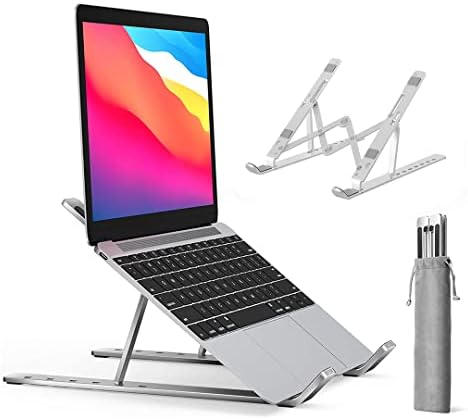 HT-119 Katlanır Laptop ve Tablet Standı, Siyah - Görsel 2