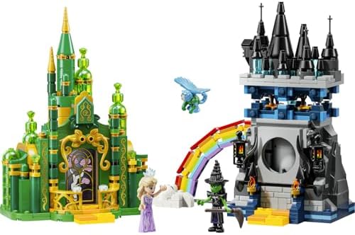 Alternative view of Emerald City ve Kiamo Ko Kalesi 75689-9 Yaş ve Üzeri Kız ve Erkek Çocuklar için Elphaba ve Glinda Mini Bebekleri ve Uçan Maymun Figürü İçeren Yaratıcı Oyuncak Yapım Seti (860 Parça)