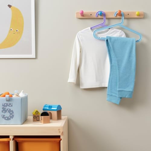 BAGIS çocuk elbise askısı, karışık pastel renkler, 24'lü set - Görsel 3