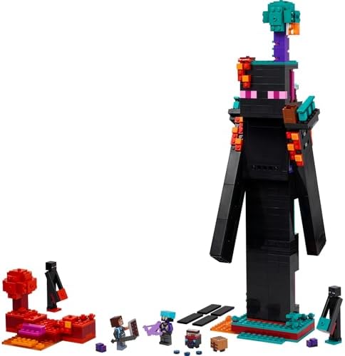 Enderman Kulesi 21279 - Video Oyunu Seven 9 Yaş ve Üzeri Çocuklar için  Temalı Kule İçeren Yaratıcı Oyuncak Yapım Seti, Doğum Günü Hediyesi (867 Parça)