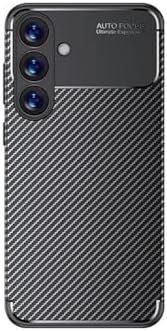 -  ile uyumlu Galaxy S25 FE Kılıf Kamera Korumalı Karbon Desenli Uzun Ömürlü Renk Atmaz Koruyucu Silikon