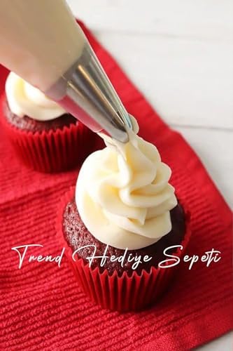 Takribi 200 Adet Büyük Boy Kırmızı Muffin Kek Kalıbı, Cupcake Kağıdı, Browine Kalıbı 50x40 Mm