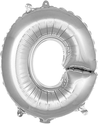 Alternative view of O Harfi 16 İnç Gümüş Renk Folyo Balon 36 CM (Gümüş)