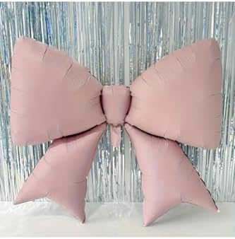 Kurdele Fiyonk Folyo Balon Pembe, 5575643563