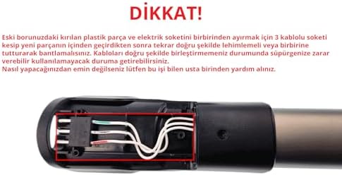 Speedpro Dikey Süpürge Boru Tamir Seti  Şarjlı Süpürge ile Uyumlu