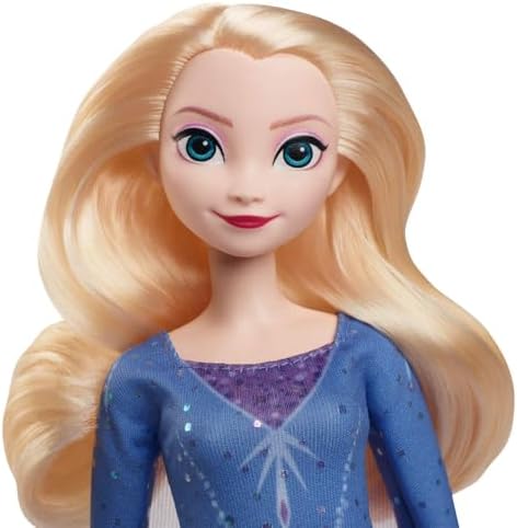 Mattel Karlar Ülkesi: Kış Festivali'nden ilham alan Mattel Karlar Ülkesi Elsa bebek ve aksesuarlar, çıkarılabilen elbise, paten ve bir çift ayakkabı, JBG53 - Görsel 3