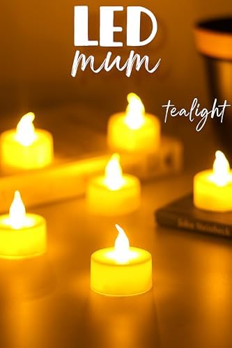 6 Adet Led Mum Tealight Mini Dumansız Pilli Alevli Dekoratif Yapay Mum Işıldak Beyaz 1036-2 - Görsel 3