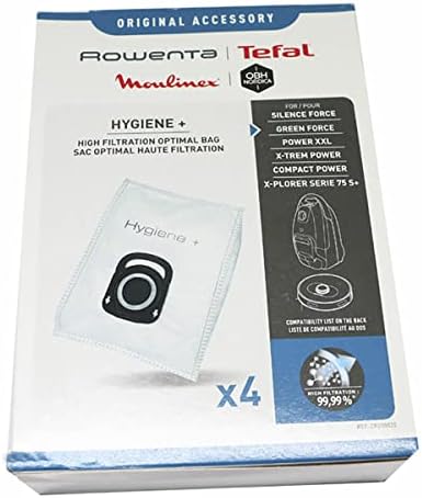 Alternative view of Rowenta Hygiene+ Zr200520 Elektrikli Süpürge Torbası 4 Parça, Compact Power, X-Trem Power Ve Silence Force (Ro64Xx, Ro63Xx, Ro68Xx, Ro39Xx) İçin Uygun