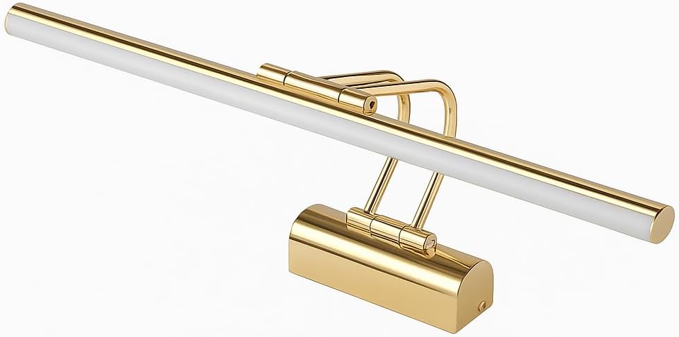 Alternative view of 35cm LED Aplik Gold Kasa | 3200K Gün Işığı | IP20 Koruma | Ayna, Tablo ve Resim Banyo Üstü Duvar Aydınlatma | 220V | Modern Tasarım