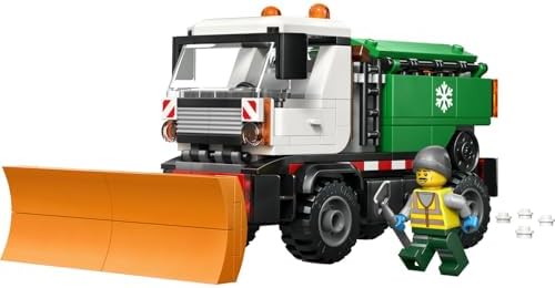 City Kar Küreme Aracı 60490 – 6 Yaş ve Üzeri Erkek ve Kız Çocuklar için Sürücü Minifigürü İçeren Yaratıcı Oyuncak Araba Yapım Seti, Çocuklar için Eğlenceli Hediye Fikri (263 Parça) - Görsel 3