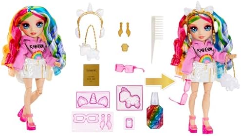 , Rainbow High Amaya - Kristal Serisi Bebeği, Rainbow High - Görsel 3