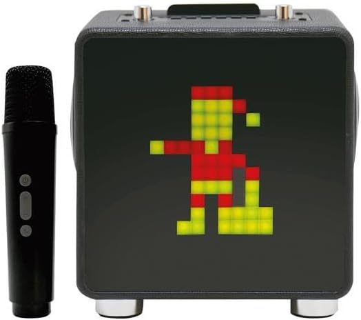 Alternative view of 15W 11X11 Piksel Led Ekranlı Karaoke Bluetooth Hoparlör Siyah BTS-270