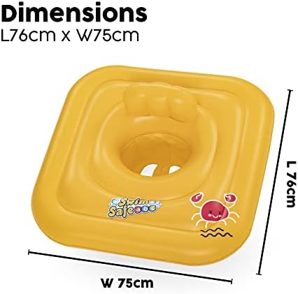 Swim Safe ABC oturaklı yüzme simidi, seviye A, WonderSplash, 1-2 yaş